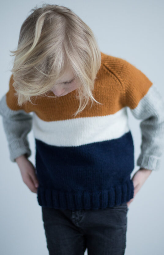 jubel sweater kids pattern - HipKnitShop strikkeoppskrift genser barn jente gutt