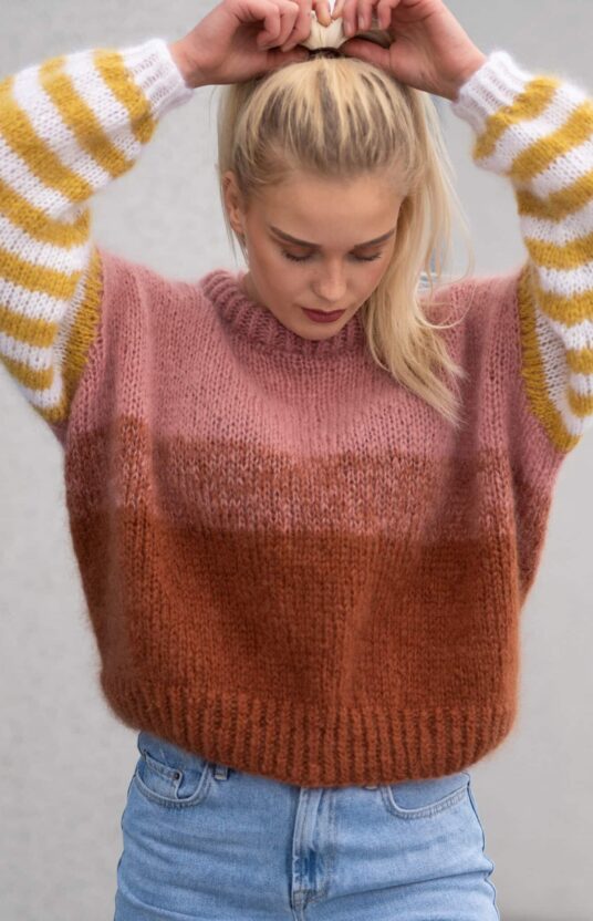 Paradise genser Hip Mohair garnpakke