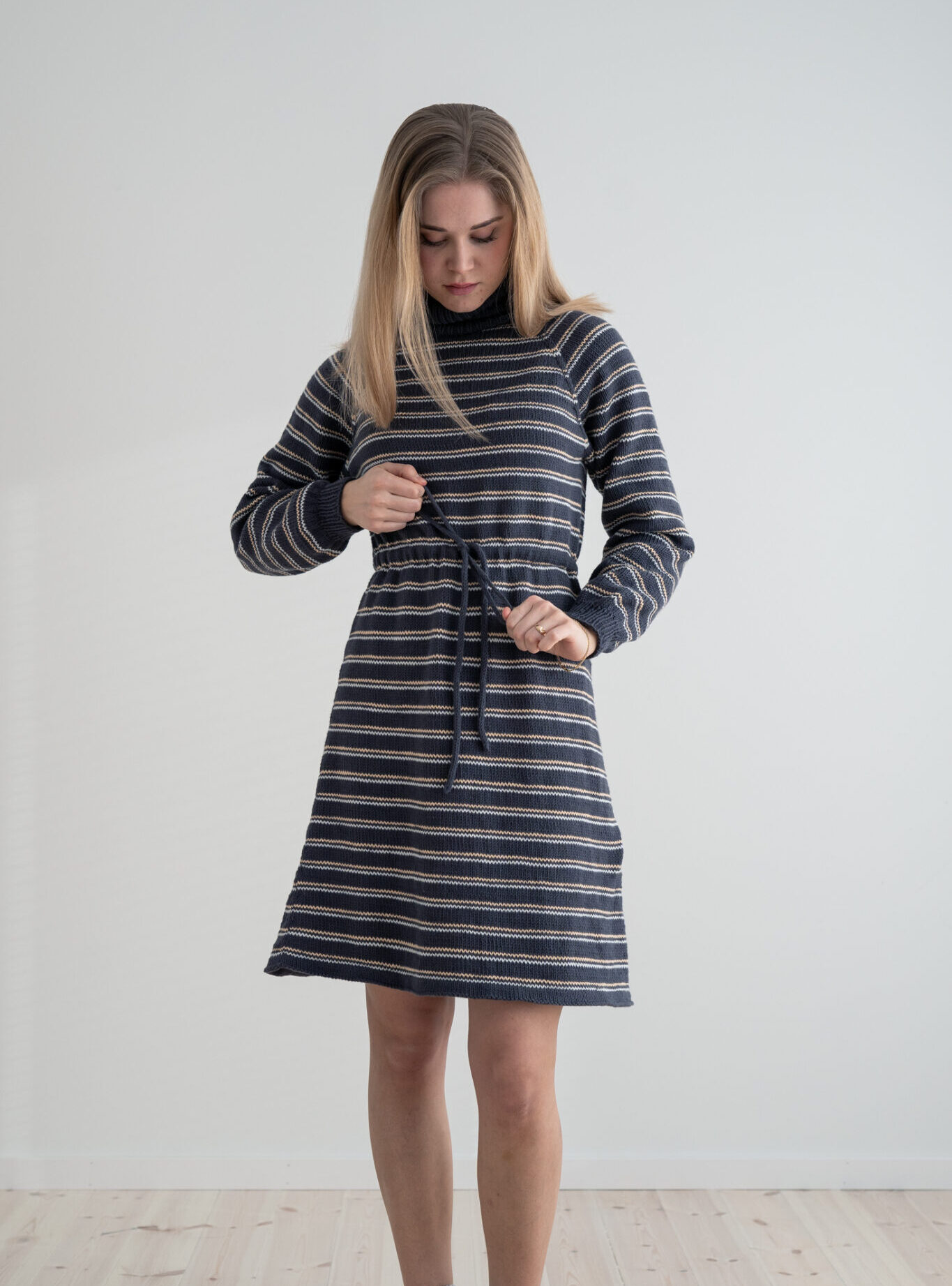 Women's Knitwear 2020-87 - HipKnitShop strikkeoppskrift kjole bomull dame