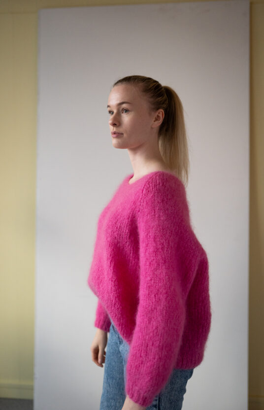 - HipKnitShop strikkegenser mohair oppskrift