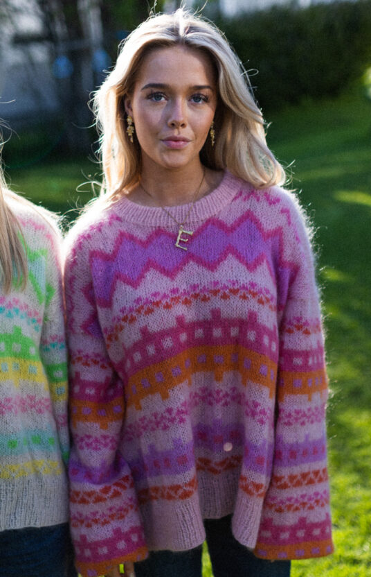 80talls genser mohair farger inspirasjon strikkeoppskrift dame