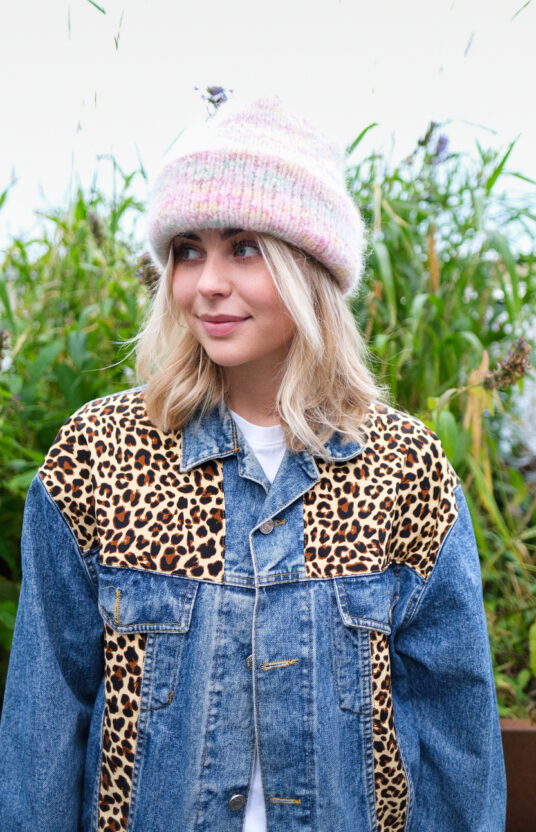 chunky beanie colorful knitting pattern and yarn inspiration beanie