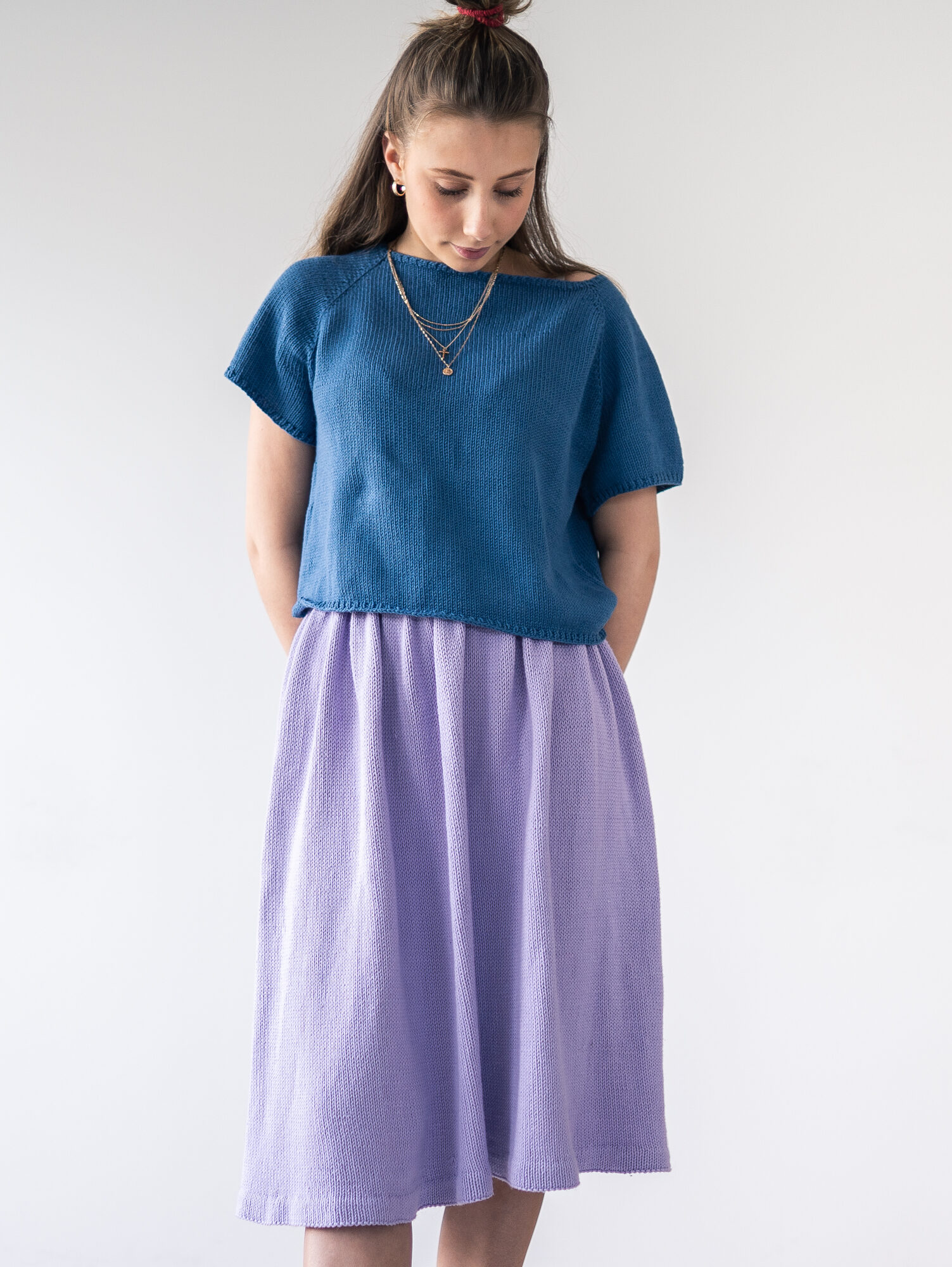 - HipKnitShop strikkeoppskrift sommerstrikk topp