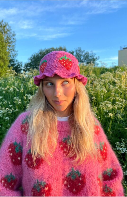 heklet hatt for nybegynnere