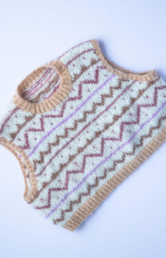 knitted vest women