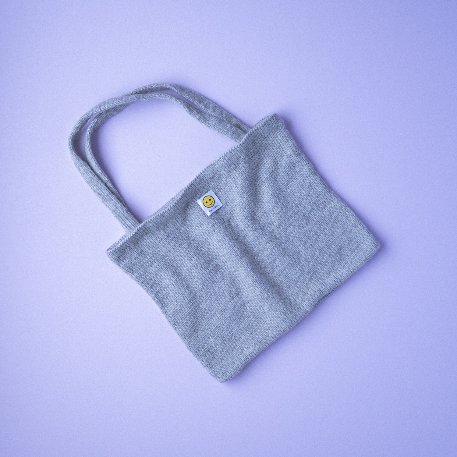100977-Hip-Wool-Tote Bag-kit - HipKnitShop strikkeoppskrift handlenett