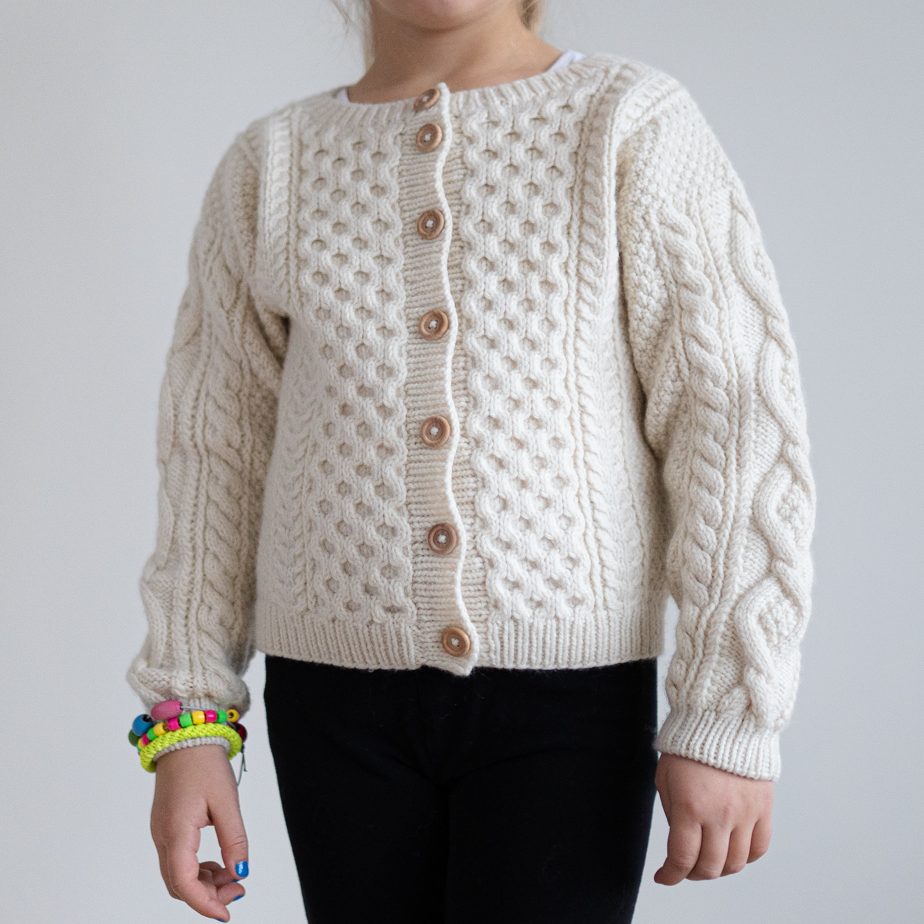 140109-Lydia-jacket-kit - HipKnitShop jakke barn strikkeoppskrift
