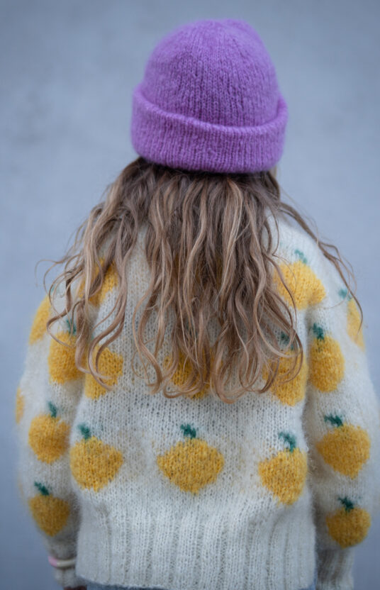 fargerikt strikk mohair