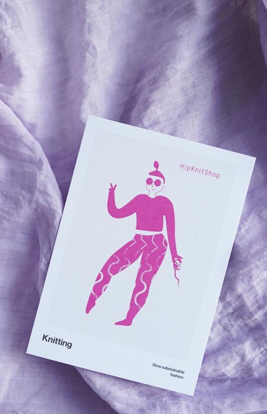 158380-Knitting-Sustainable-fashion - HipKnitShop postkort strikk