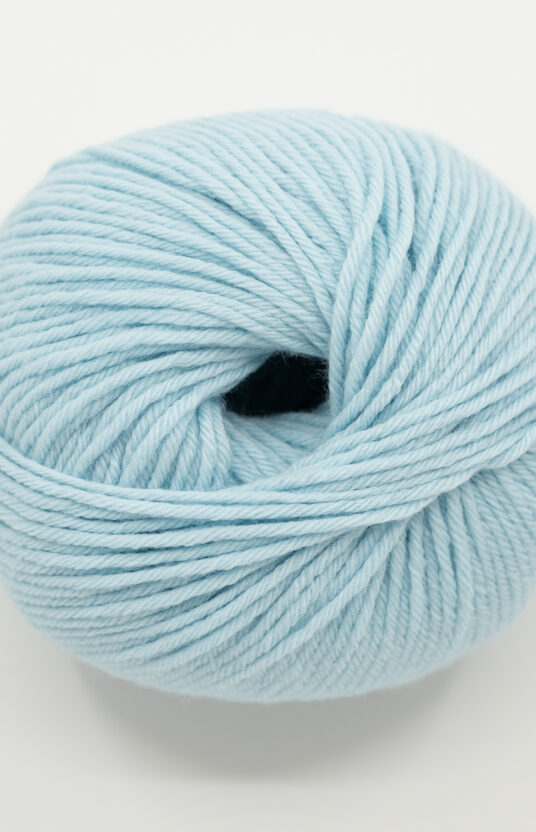 pastel blue merino yarn
