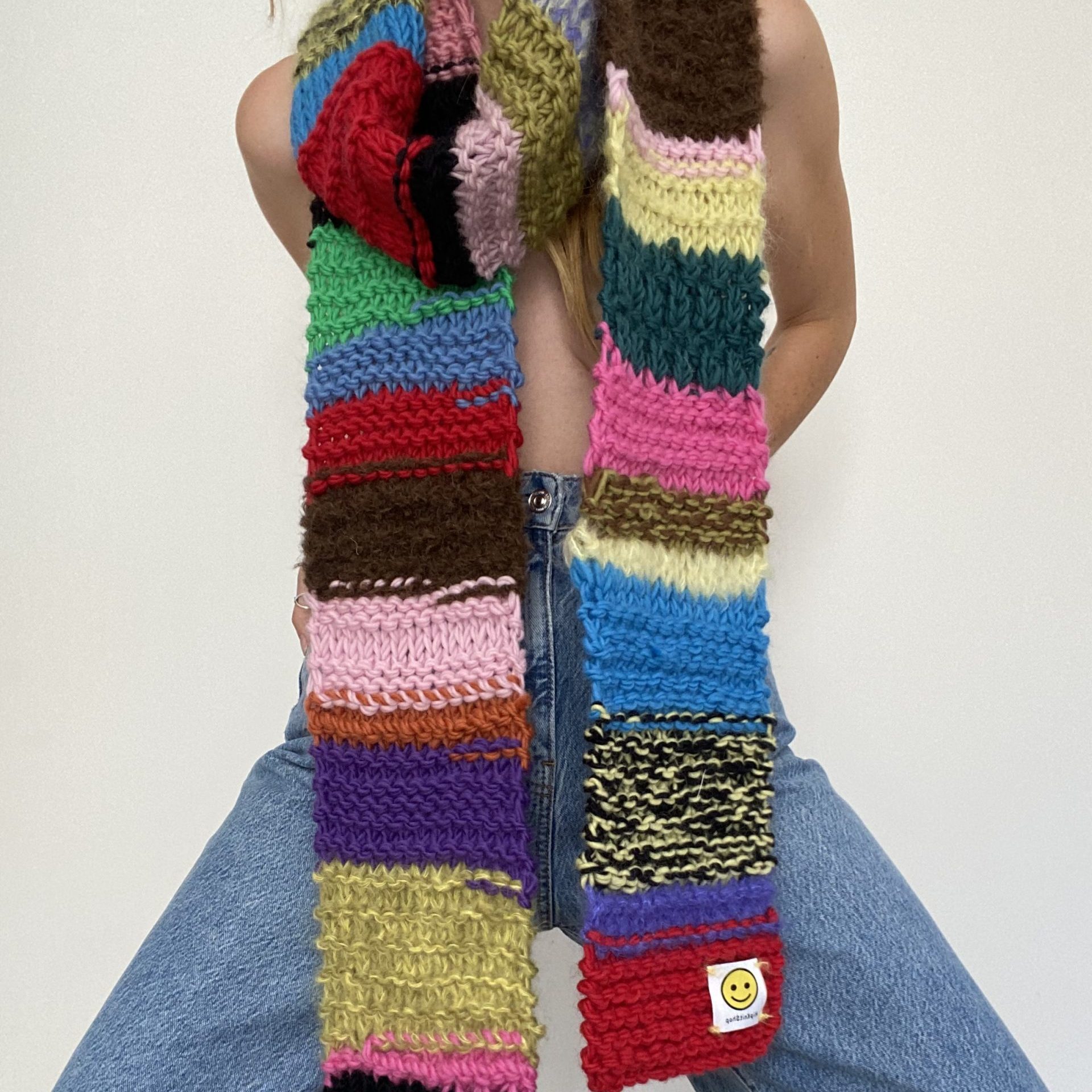 180910-Waiting-for-Winter-scarf-kit - HipKnitShop Waiting for Winter Scarf knitting pattern