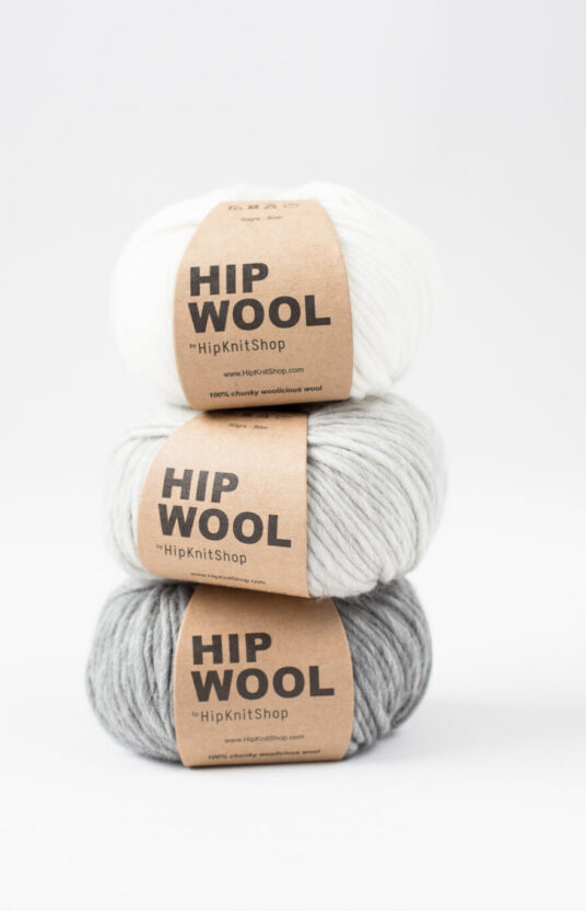 24757 - Foggy Light Grey Blend - 9 - HipKnitShop white grey melange yarn