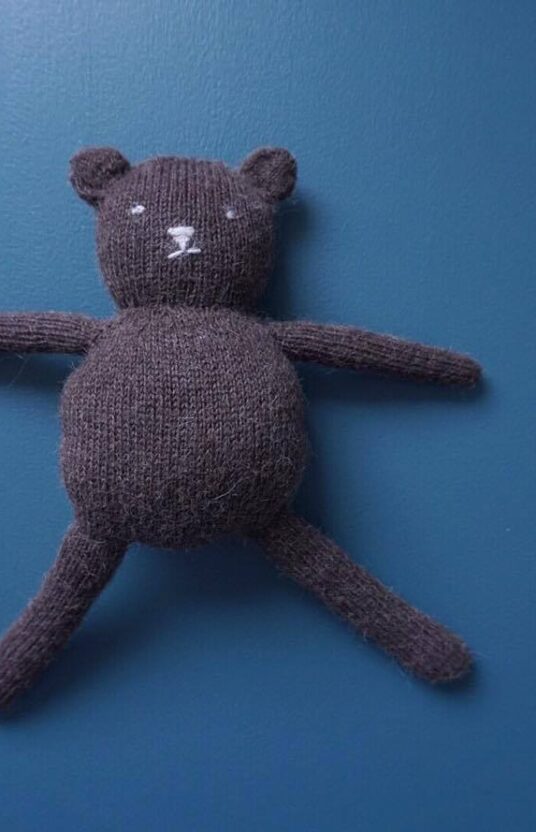 25503-Bamse-strikkeoppskrift - HipKnitShop teddybear