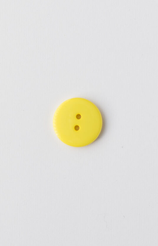 yellow plastc button 23 mm