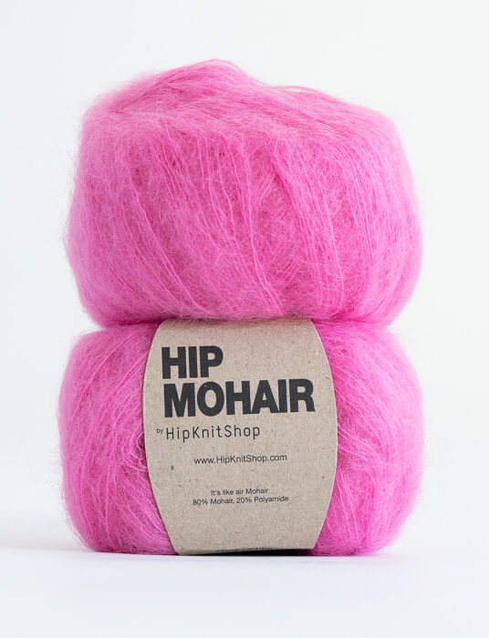 pink mohair yarn