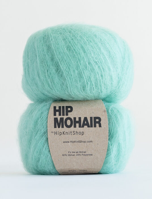 26343-Tropical-island - HipKnitShop green mohair yarn