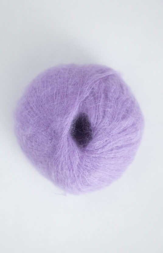 mohair yarn purple