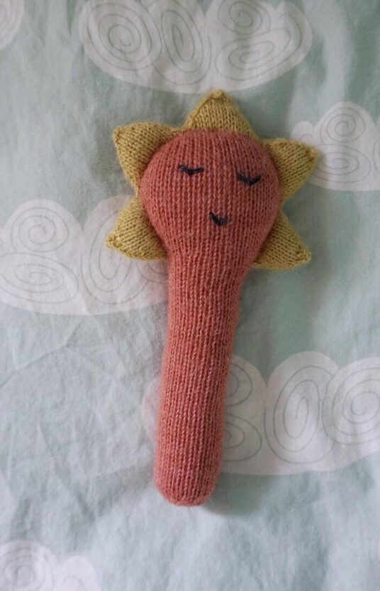 rattle toy knitting pattern
