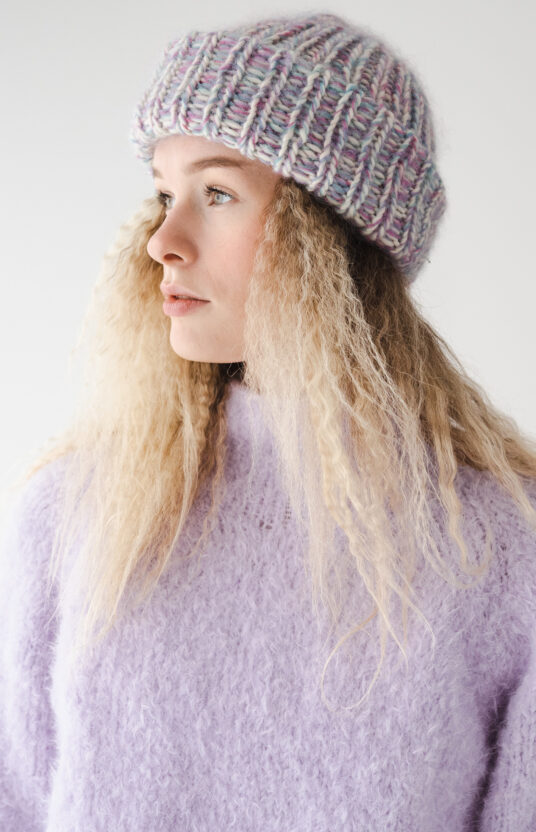 strikkeoppskrift beanie