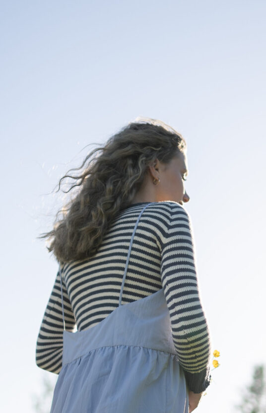 stripegenser bomull