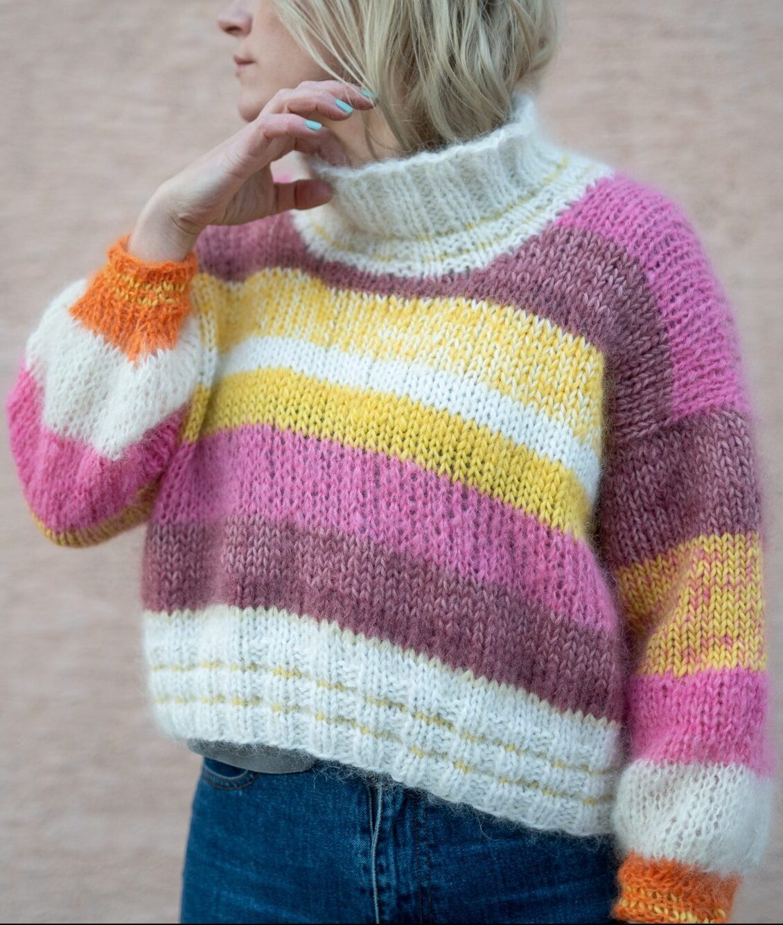 88583-Sunrise-sweater-knitting-pattern-2 - HipKnitShop restegarnsgenser inspirasjon strikkeoppskrift