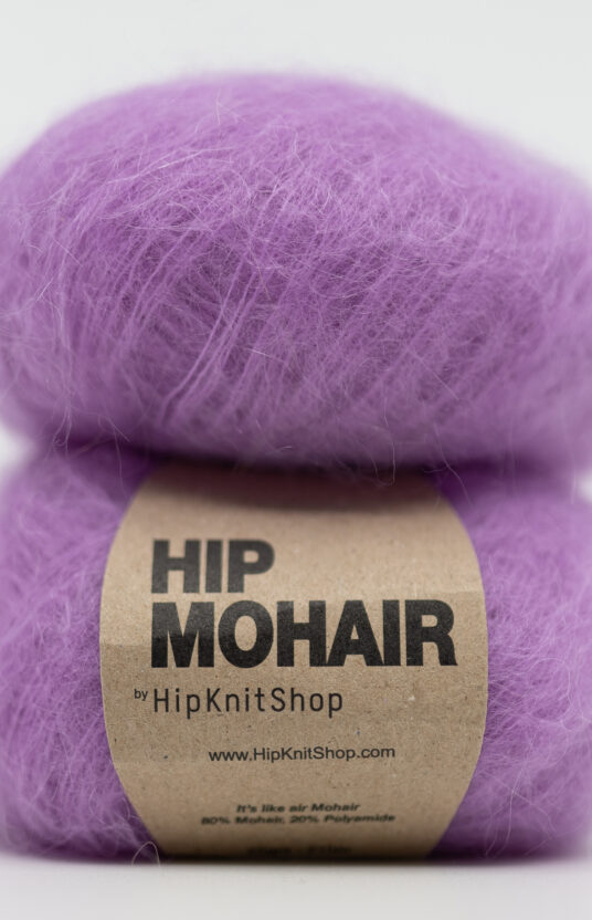 rosa lilla mohair garn