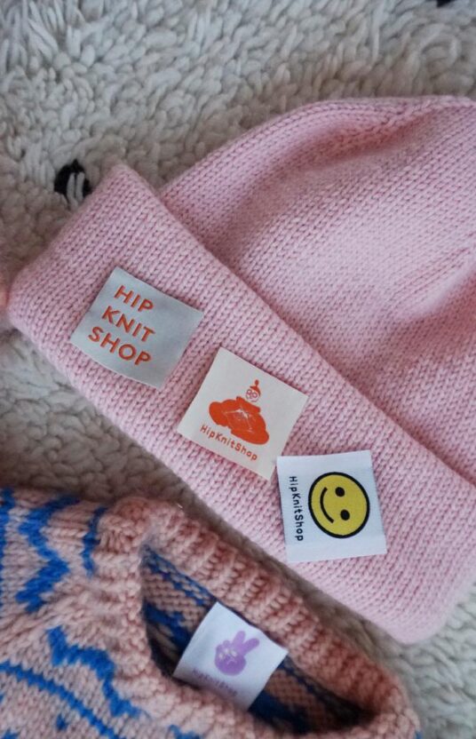 97239-Smiley-label-2 - HipKnitShop woven label knitwear