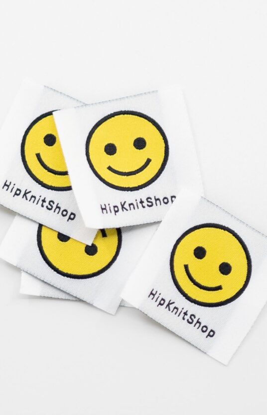 97239-Smiley-label - HipKnitShop SMiley label clothes