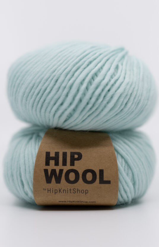 garn pastell tykke pinner mintfarget garn garn nettbutikk strikk garn Hip Wool 100 % ullgarn strikk på tykke pinner