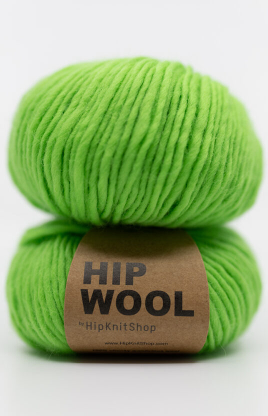 fargerik strikk garn neon grønn hip wool nettside strikk og garn oppskrifter