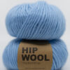 Garn til genser hip wool ullgarn rws klar blå farge garn