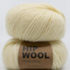 lys gul garn. Pastellgul garn til strikk på pinne 5-8 mm. nettbutikk fargerikt garn hip wool