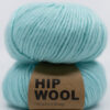 mint farget garn. Fargerikt garn til strikk på pinne 5-8 mm. nettbutikk fargerikt garn mint hip wool