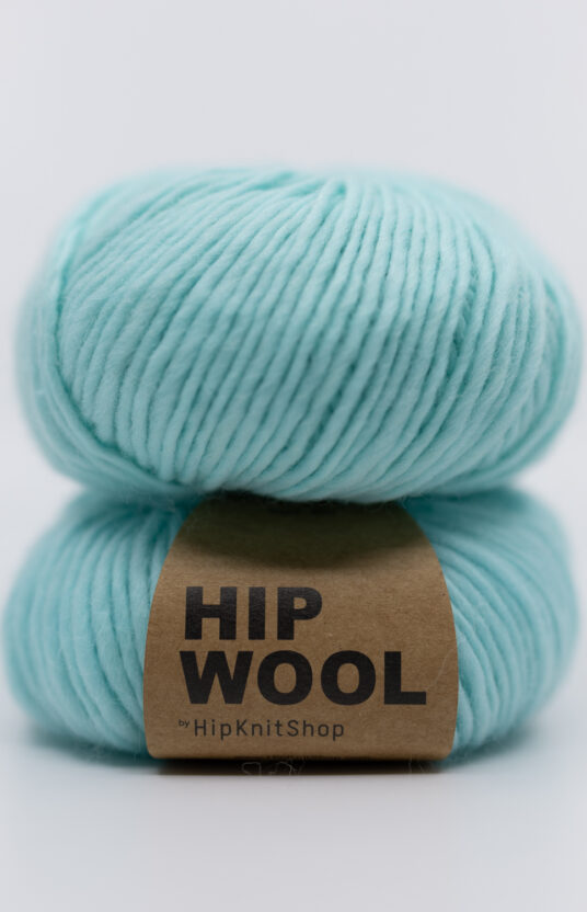 mint farget garn. Fargerikt garn til strikk på pinne 5-8 mm. nettbutikk fargerikt garn mint hip wool