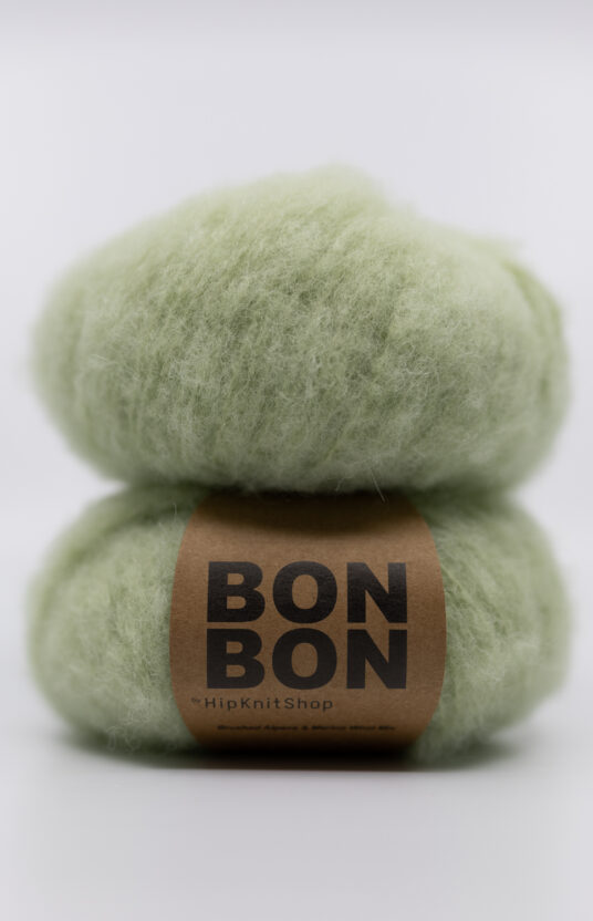 BonBon yarn brushed alpaca støvet grønn