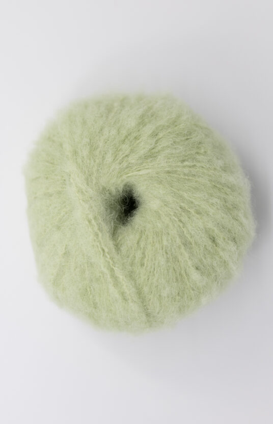 BonBon yarn brushed alpaca støvet grønn