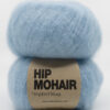 Lys blå Mohair. Baby blå mohair