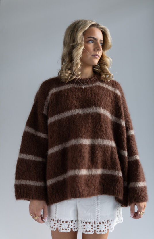 strikkegenser med striper unisex mohair genser strikkeoppskrift til dame