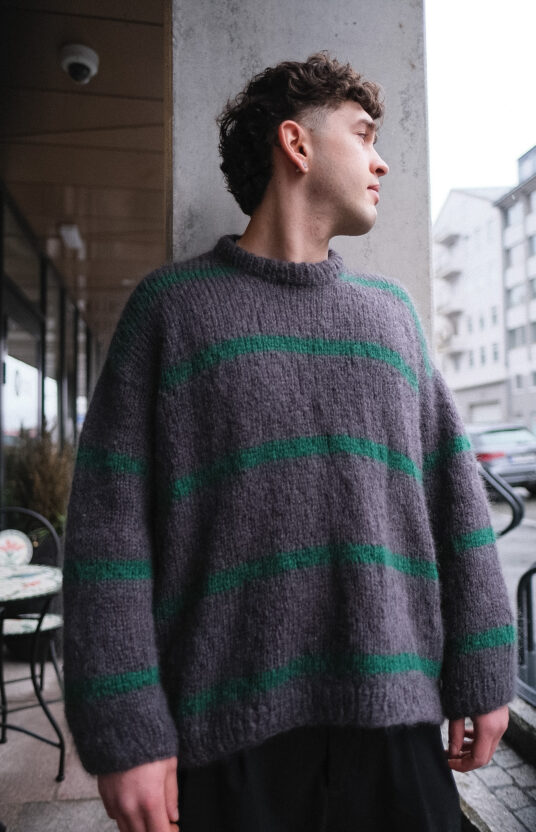 mens mohair sweater knitting pattern